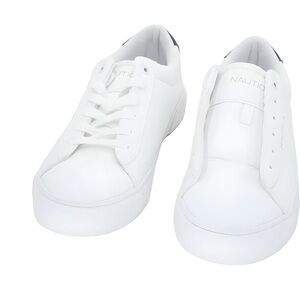Nautica Men's Classic White Sneakers